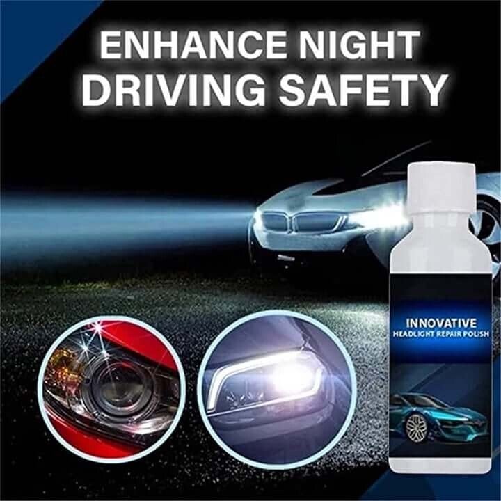 Car headlight repair fluid