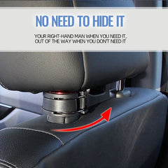 CAR SEAT BACK HIDDEN HANGER